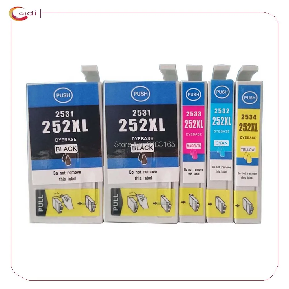 Drukarka wypuszcza świeży czarno-biały wydruk z dużych zbiorników tuszu