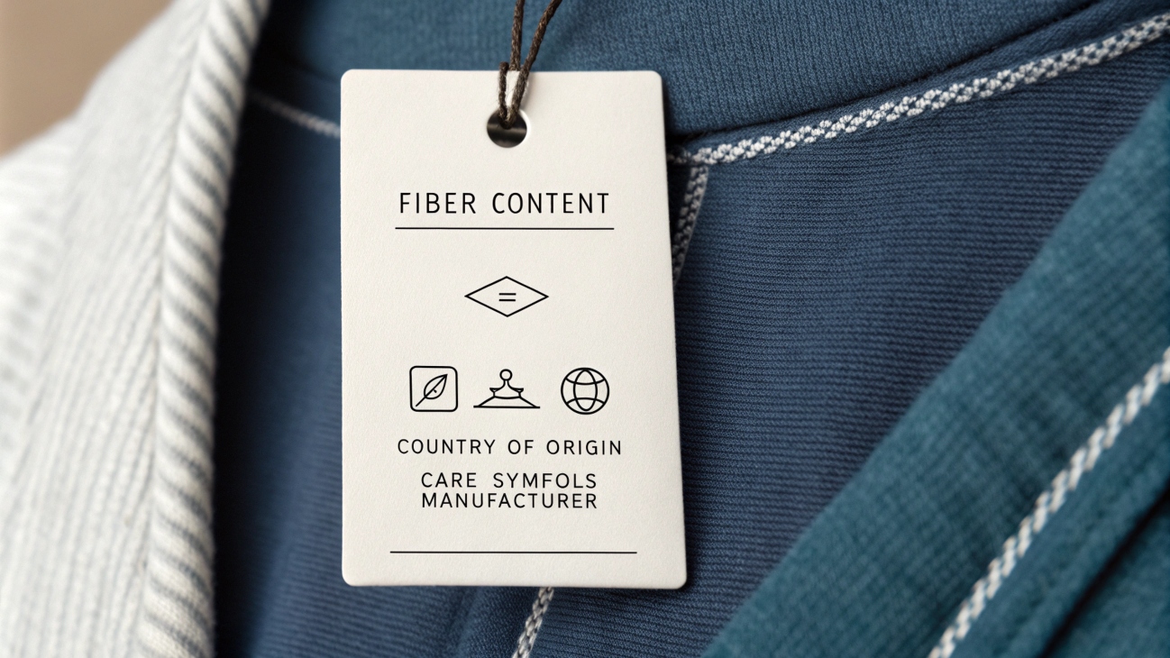 Metka z certyfikatem bluesign na kurtce z poliestru z butelek PET